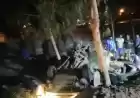 چهار مصدوم حاصل واژگونی خودروی سواری در کمربندی سلطان آباد شیراز