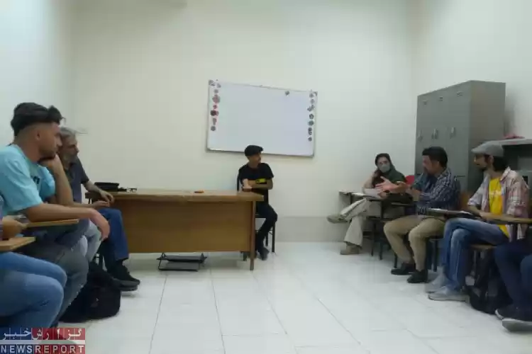 تصویر برگزاری نخستین جلسه کارگاه کاربردی «چالش فیلمنامه» در شیراز