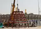 آماده‌سازی صحن حضرت زینب(س) برای بیتوته 35 هزار زائر اربعین+گزارش تصویری