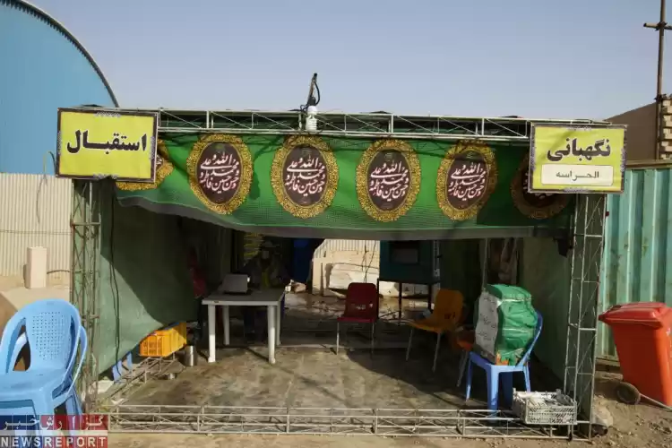 گزارش تصویری از آماده‌سازی و برپایی موکب‌های ایرانی در کربلا