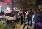 برخورد شدید و مرگبار خودروی سواری در بلوار مدرس شیراز
