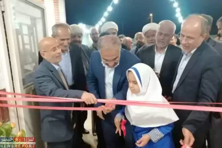 افتتاح مجمتع آموزشی 12 کلاسه در اشکنان