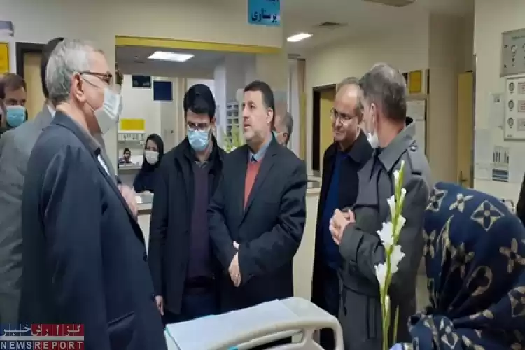 وزیر بهداشت از پروژه بیمارستان ۳۰۴ تختخوابی مرند بازدید کرد