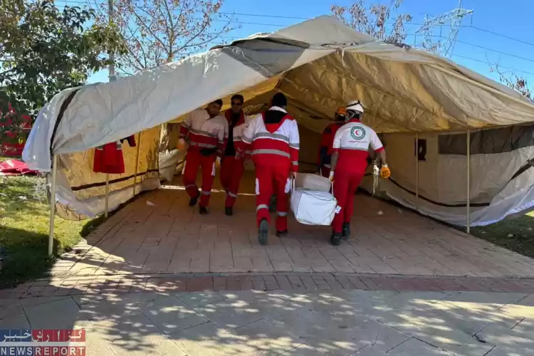 فعالیت موثر و مستمر تیم امدادی هلال احمر فارس در ترکیه