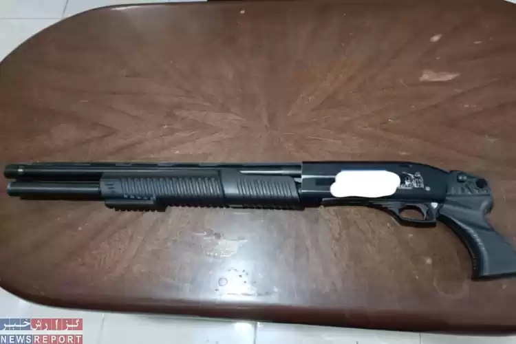تصویر سلاح قاچاق از یک شکارچی در منزل مسکونی کشف شد