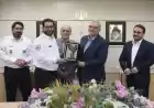 وزیر بهداشت از قهرمان اورژانس تهران تجلیل کرد